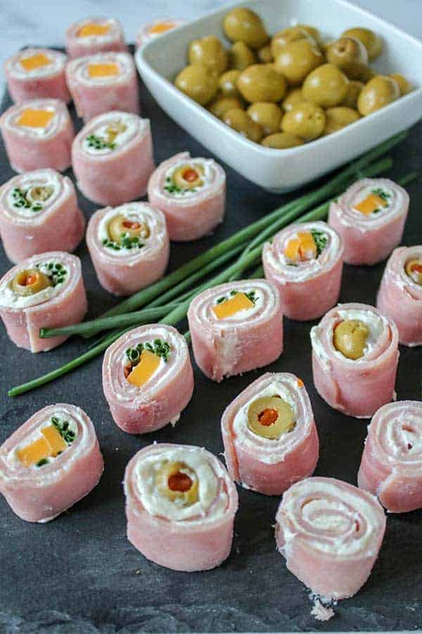 Ham Roll Up Appetizers