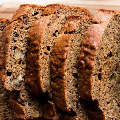 Healthier Banana Bread Lower Fat, Flax