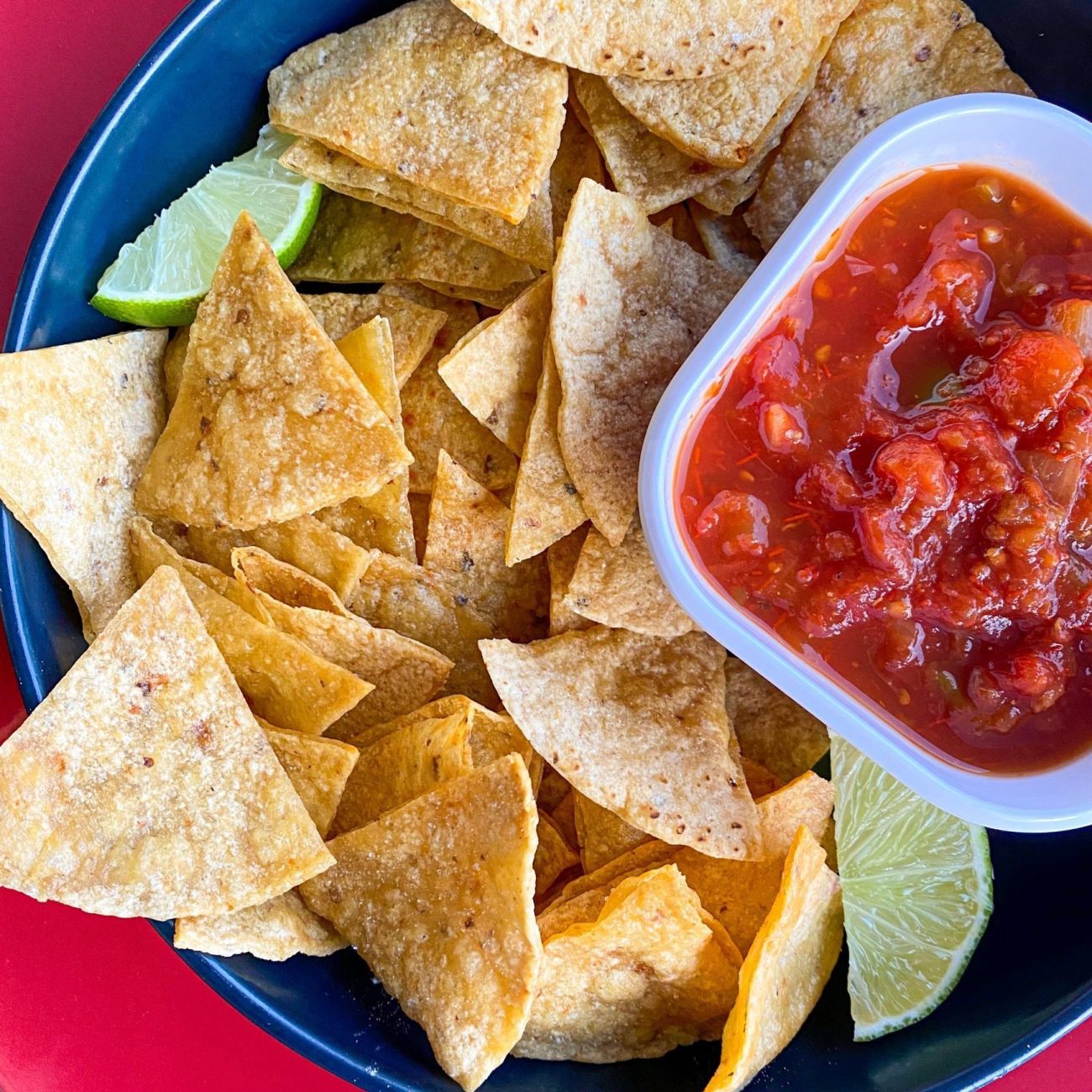 Healthy Baked Corn Tortilla Chips