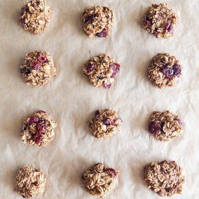 Healthy Banana Oatmeal Craisin Muffins Ww