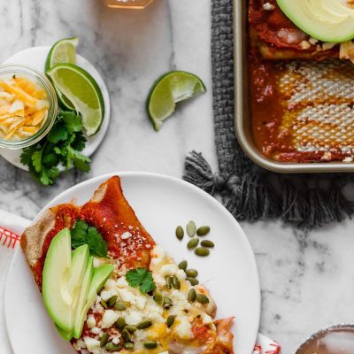 Healthy Chicken Enchiladas