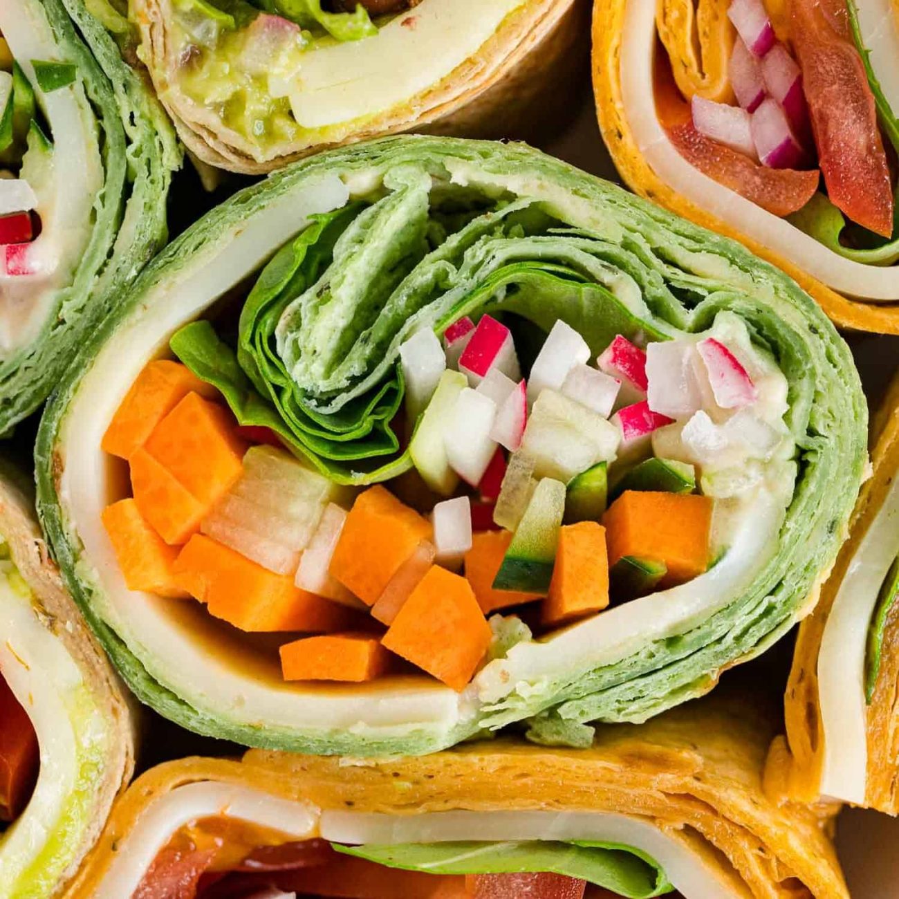 Healthy Garden Vegetable Tortilla Wraps – Easy & Fresh Recipe