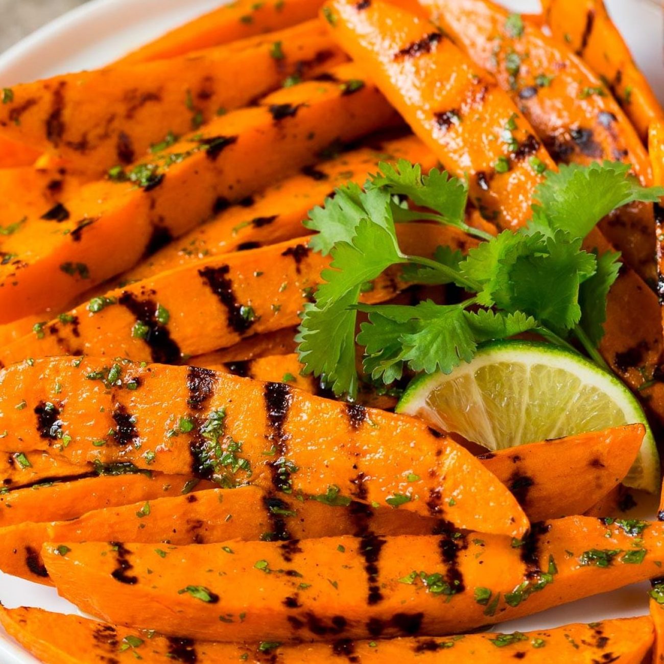 Healthy Grilled Sweet Potatoes with a BBQ Twist