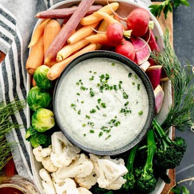 Healthy Low-Fat Vegetable Dip Recipe