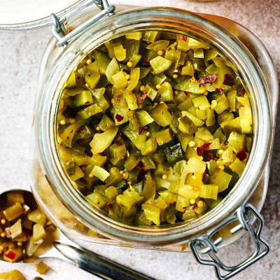 Healthy No-Sugar-Added Homemade Pickle Relish Recipe