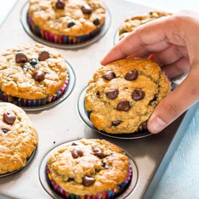 Healthy Oatmeal Banana Chocolate