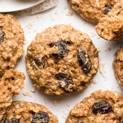 Healthy Oatmeal/Raisin Cookies
