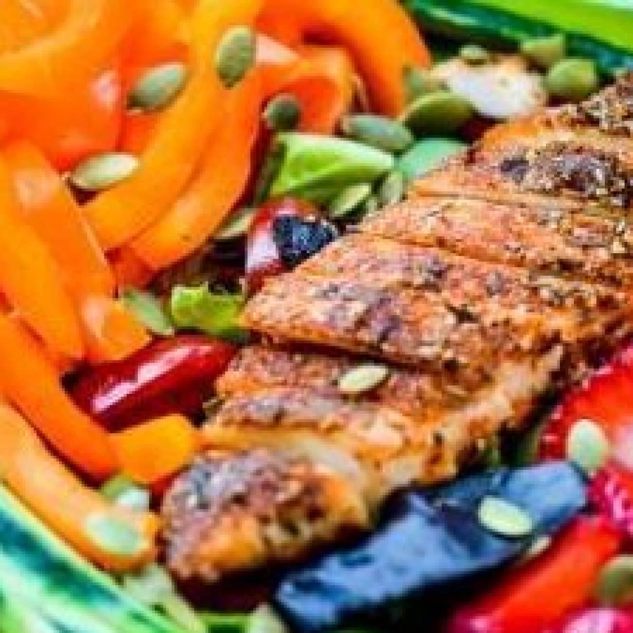 Healthy South Beach Inspired Grilled Chicken Salad Recipe