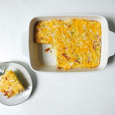 Healthy Turkey And Hashbrown Casserole - Weight Watchers Friendly