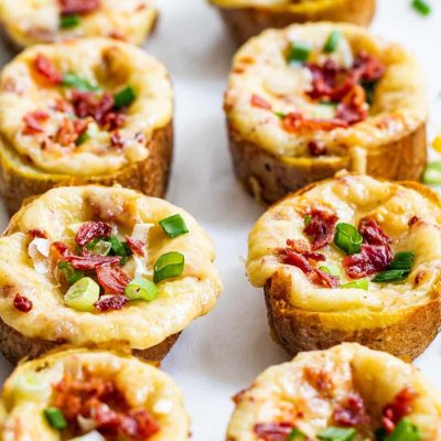 Healthy Twice Baked Potato Slices