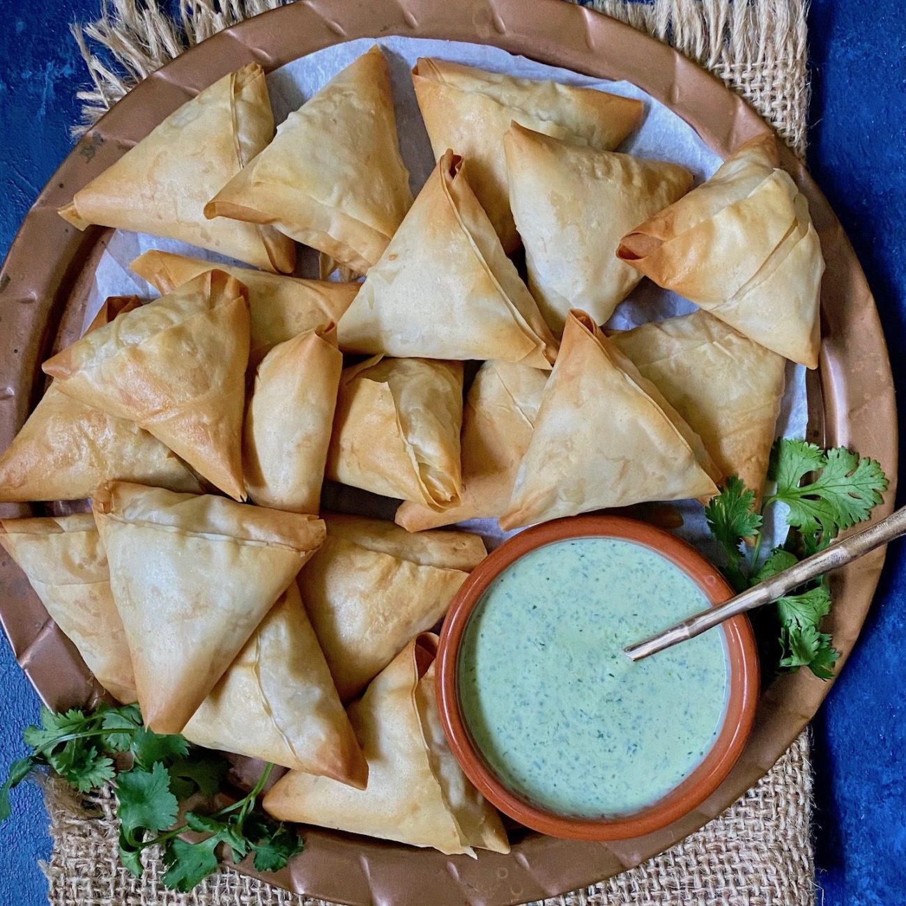 Healthy Vegetarian Samosas