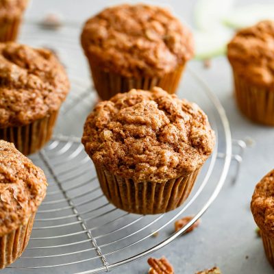 Healthy Wheat Muffins With Fruit Of Choice