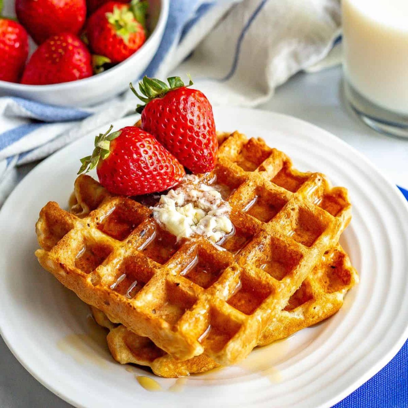 Healthy Whole Wheat and Flaxseed Waffles Recipe