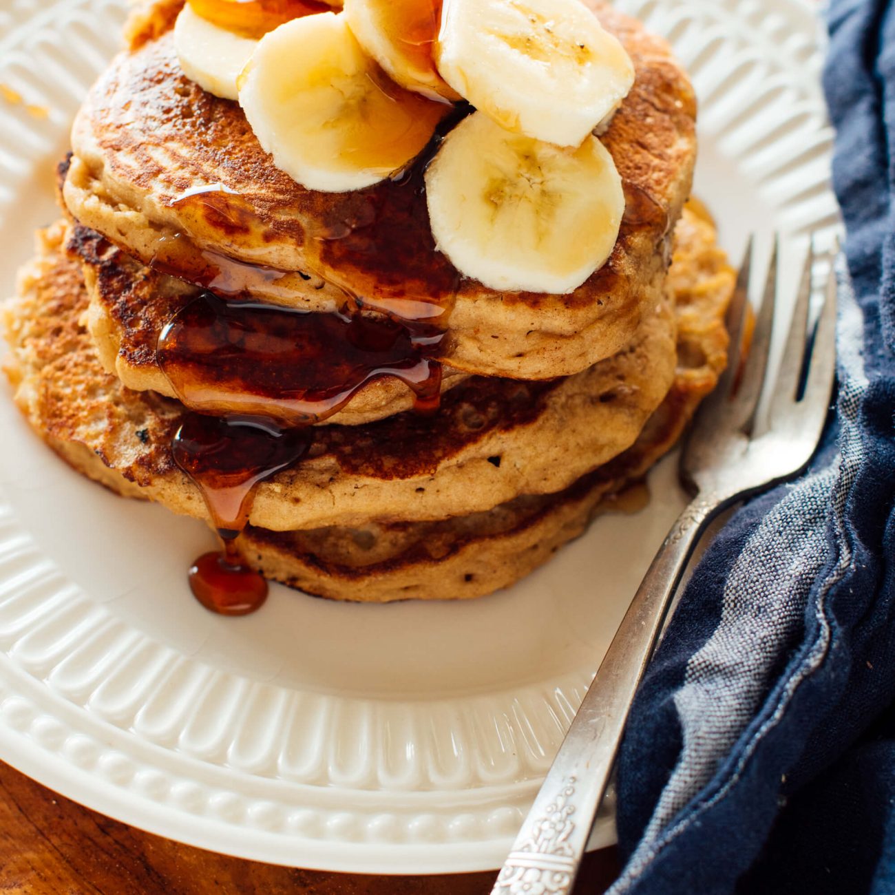 Healthy Whole Wheat Buttermilk Pancakes Recipe