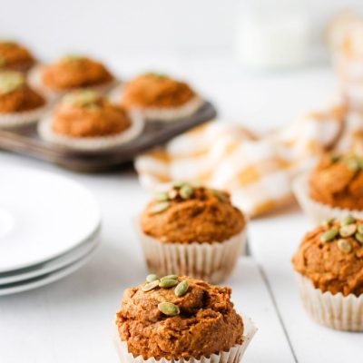 Healthy Whole Wheat Pumpkin Muffins Recipe