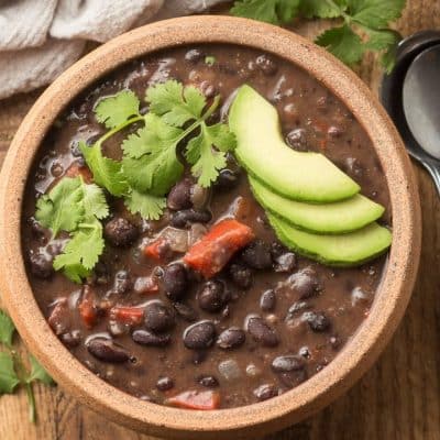 Hearty And Flavorful Spiced Black Bean Soup Recipe