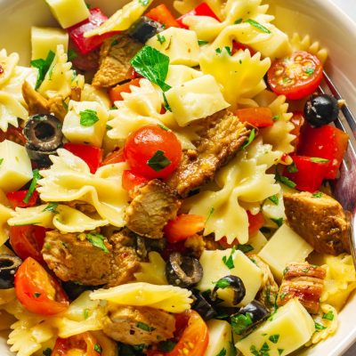 Hearty Chicken Pasta Salad Bowl