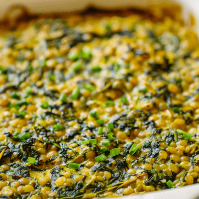 Hearty Spicy Bean And Lentil Rice Casserole Recipe