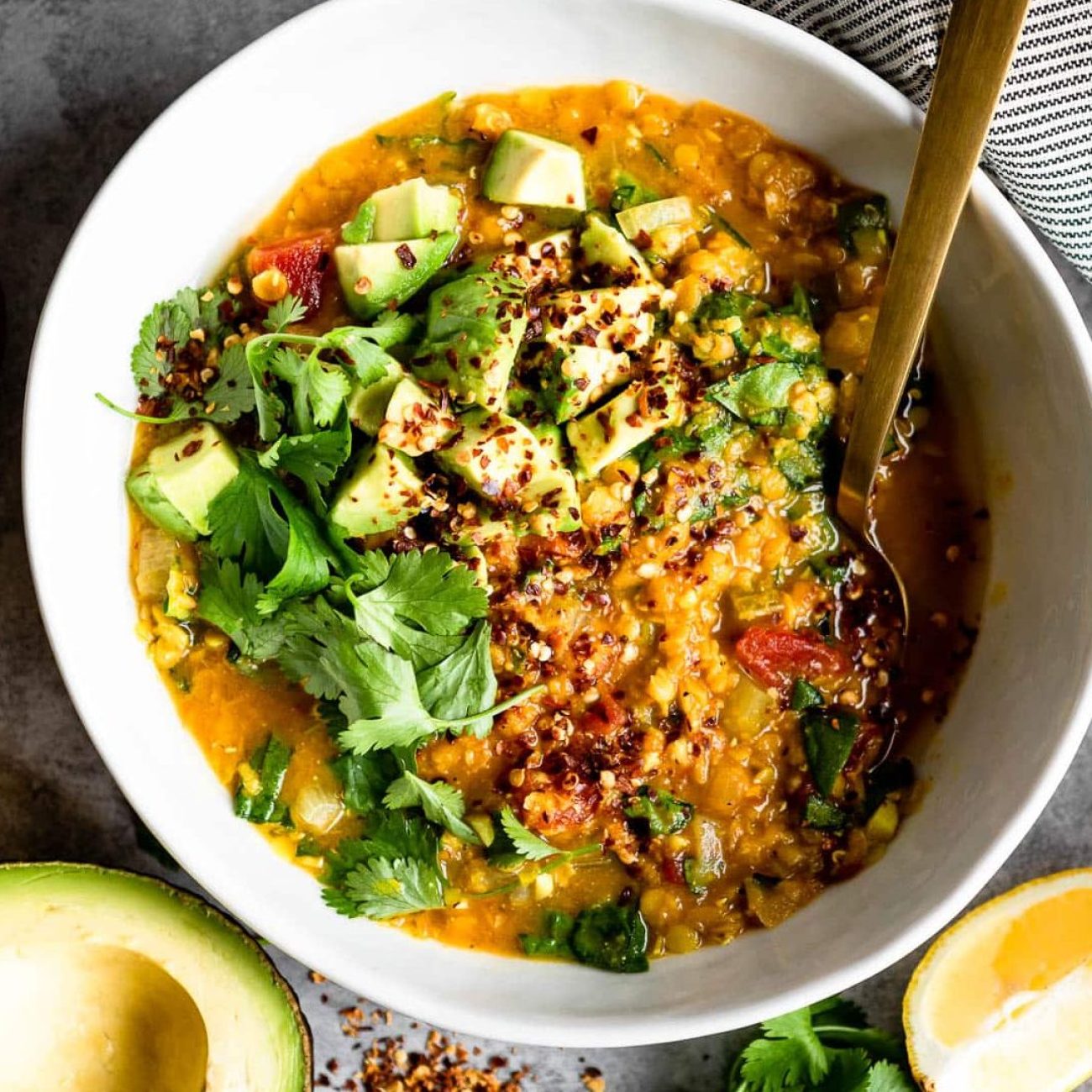 Hearty Spicy Lentil and Root Vegetable Casserole