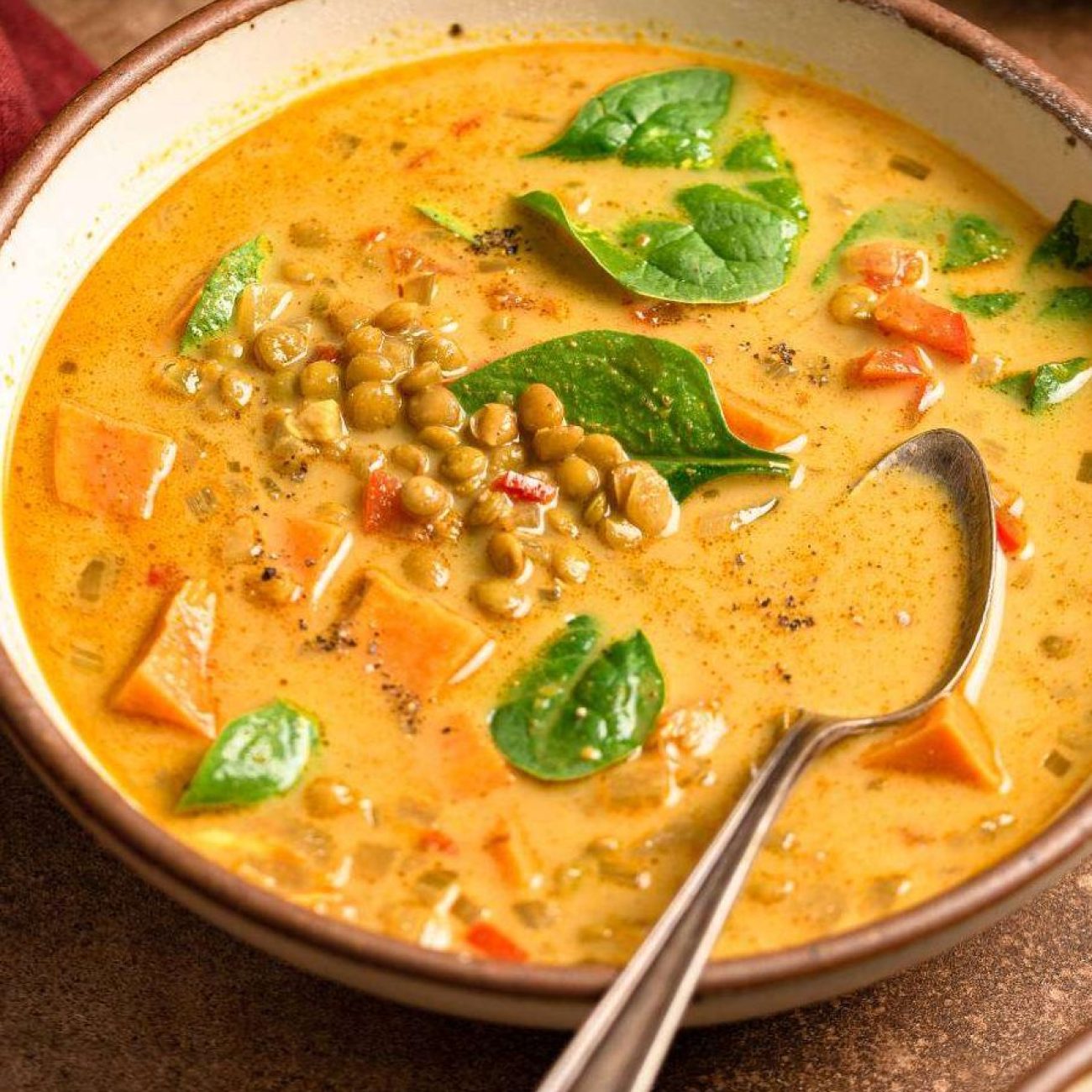 Hearty Sweet Potato and Lentil Curry with a Spicy Twist