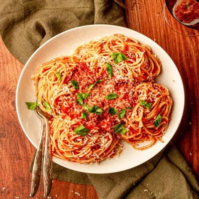 Hearty Tomato Soup-Based Spaghetti Sauce Recipe