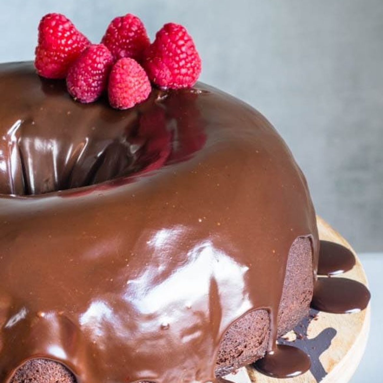 Heavenly Chocolate Raspberry Bundt