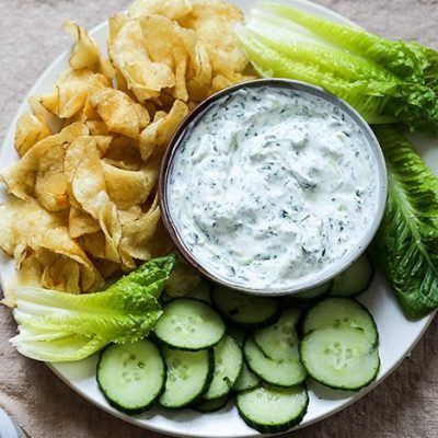 Herb And Vegie Yoghurt Dip