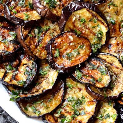 Herb Grilled Eggplant Aubergine