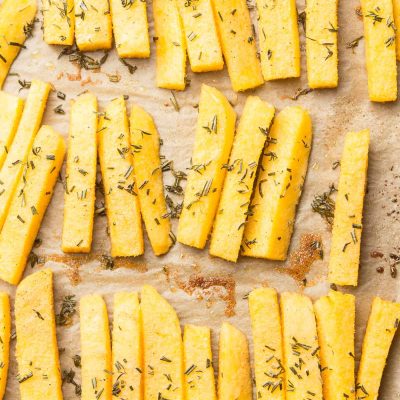 Herb Polenta Baked In Prosciutto