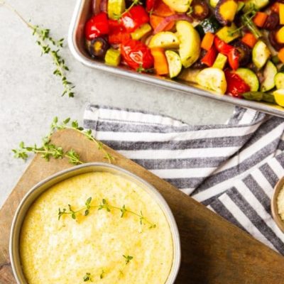 Herb-Roasted Creamy Polenta Recipe