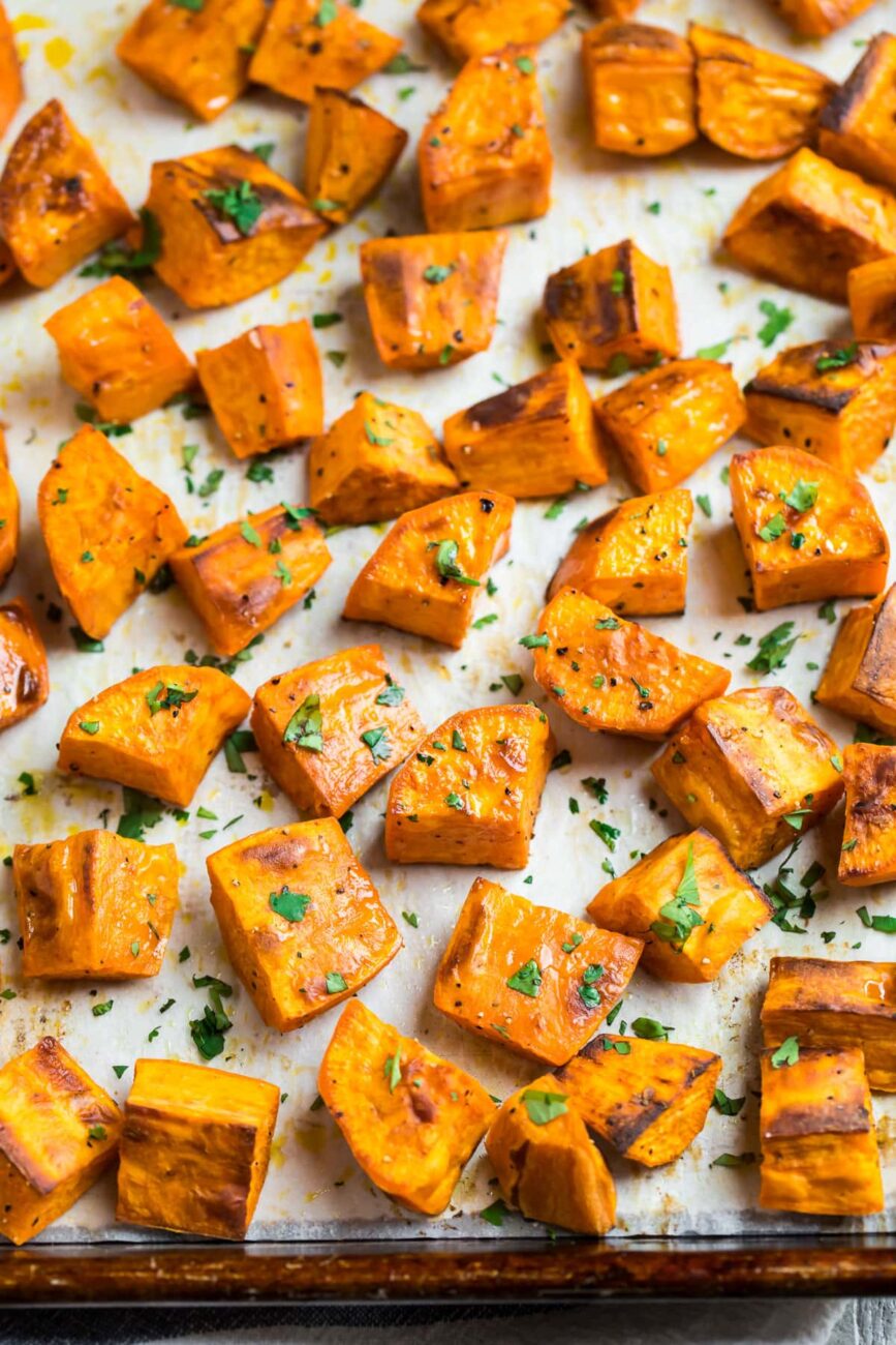 Herb-Roasted Sweet Potato Skins