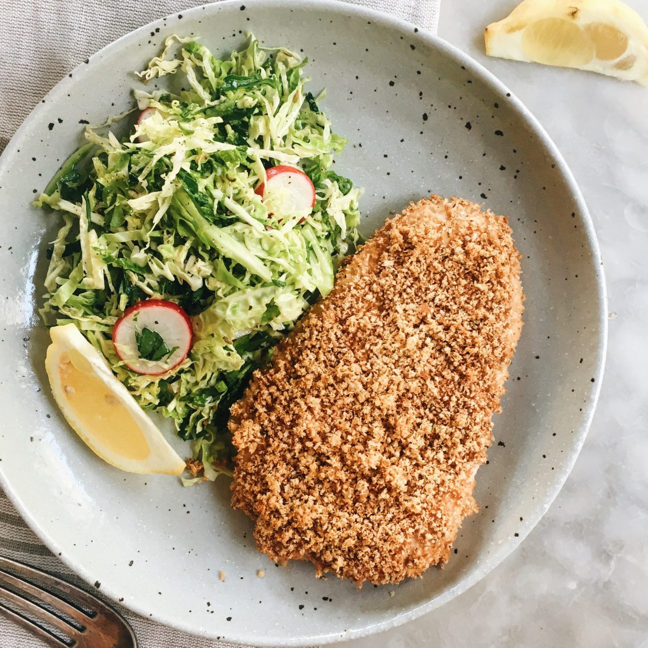 Herbed Chicken Schnitzel