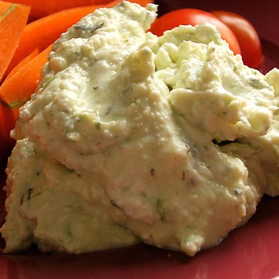 Herbed Cottage Cheese Chevre Spread