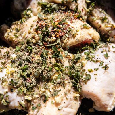 Herbed Lemon Chicken In A Crock Pot / Slow