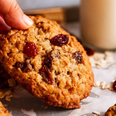 High Altitude Oatmeal Raisin Cookies