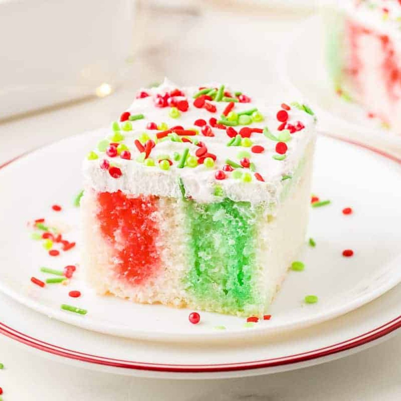 Holiday Poke Cake