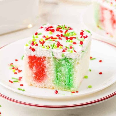 Holiday Poke Cake