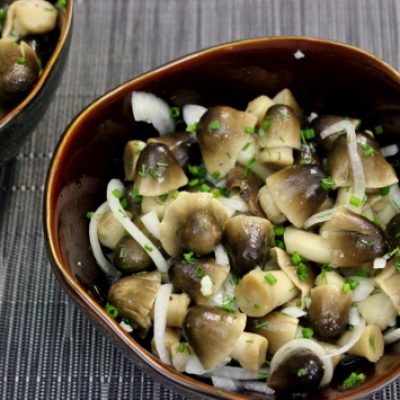 Home-Canned Marinated Mushrooms