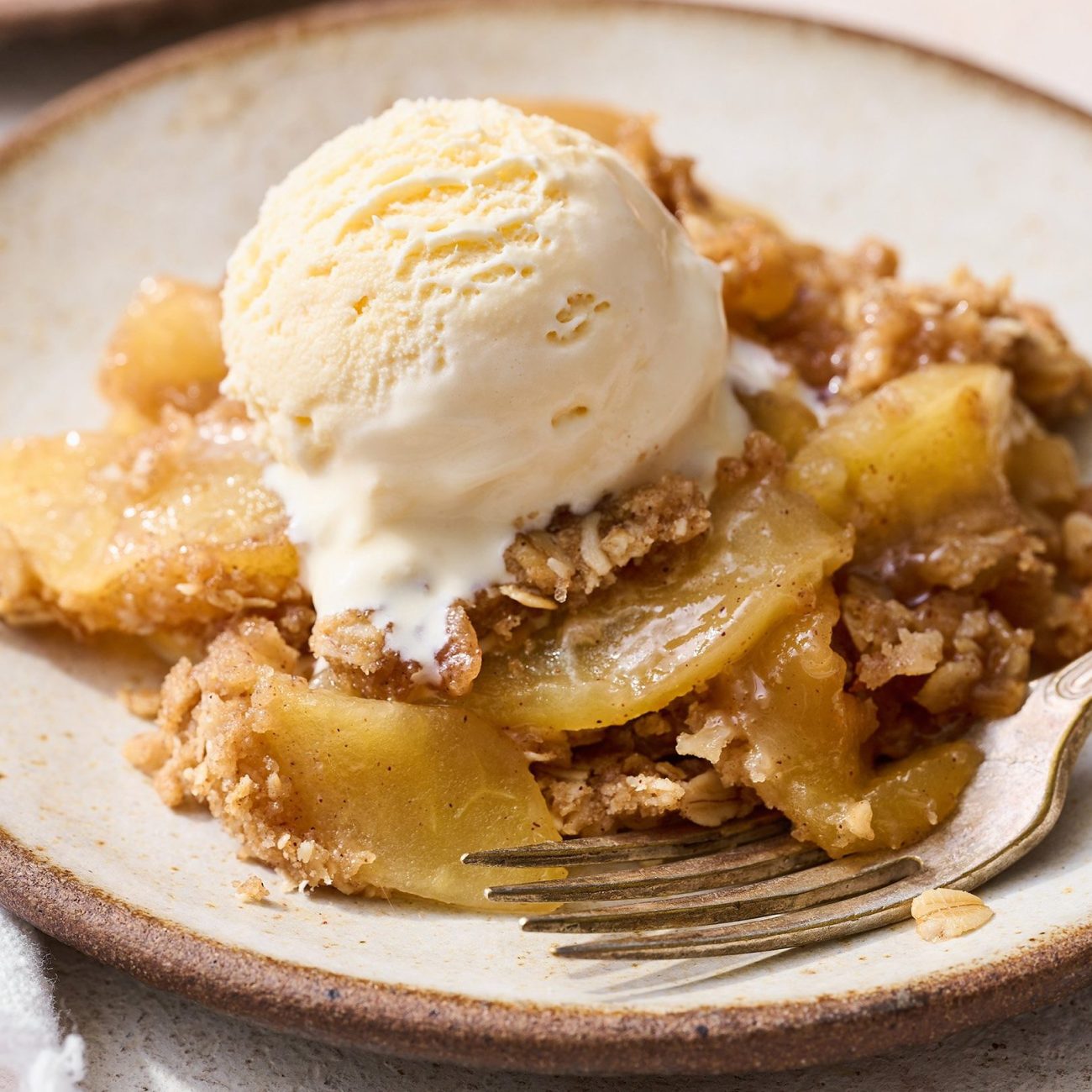 Homemade Apple Crisp Or Apple Crumble