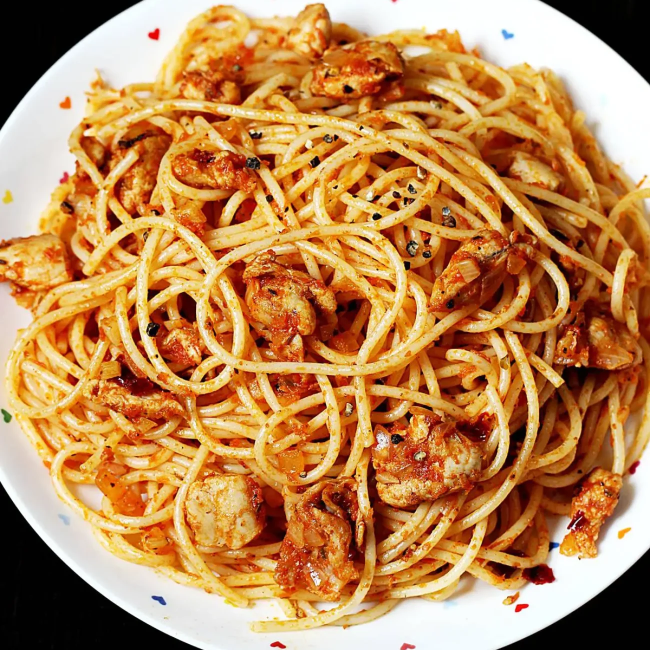Homemade Chicken Spaghetti
