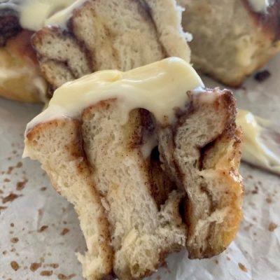 Homemade Cinnamon Rolls With Sourdough Twist