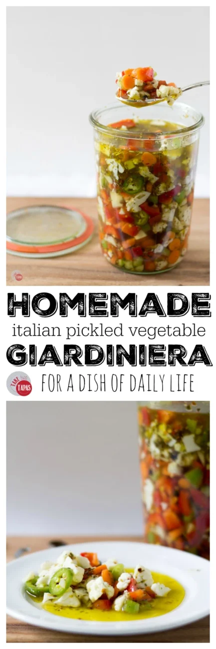 Homemade Hot Giardiniera