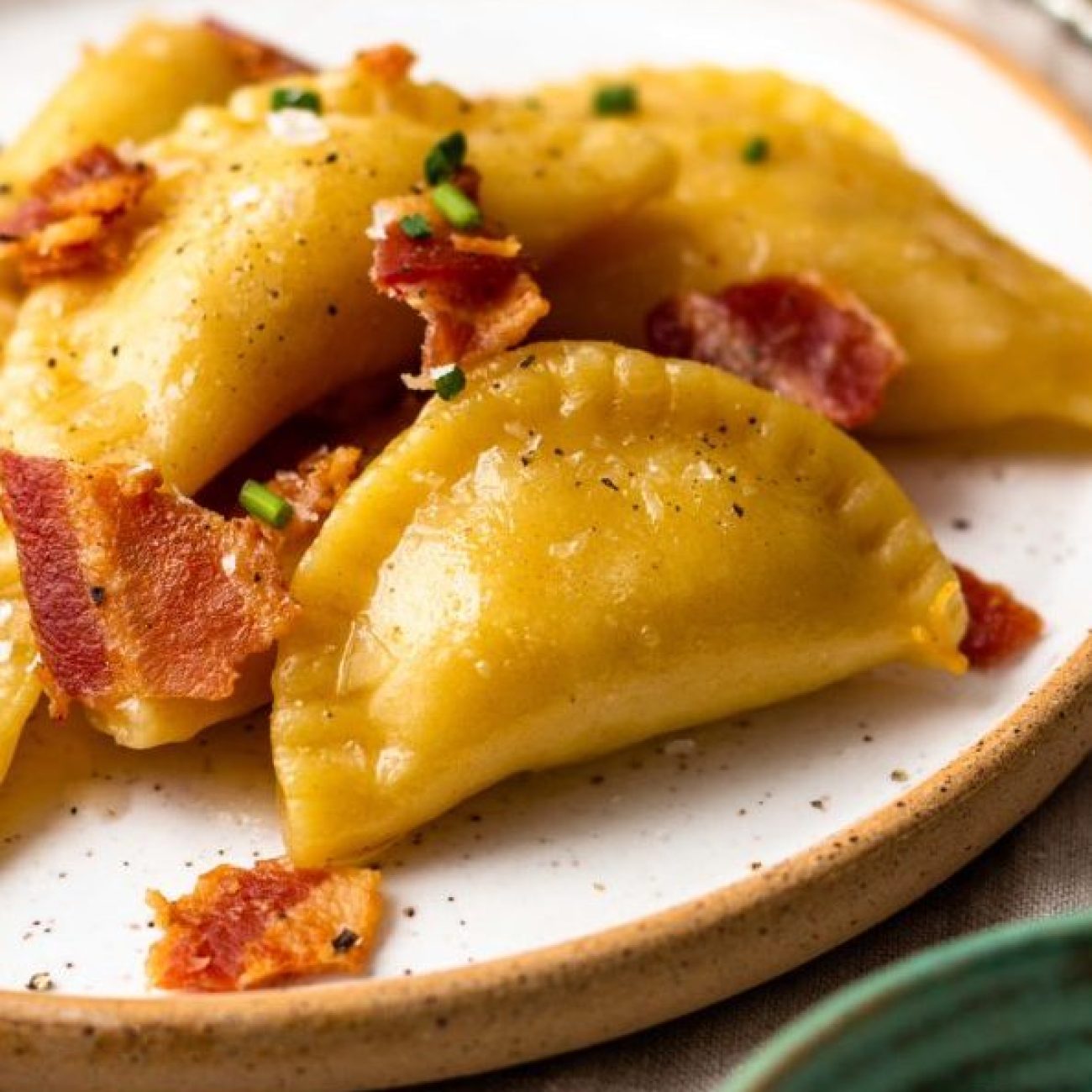 Homemade Potato And Cheese Pierogies