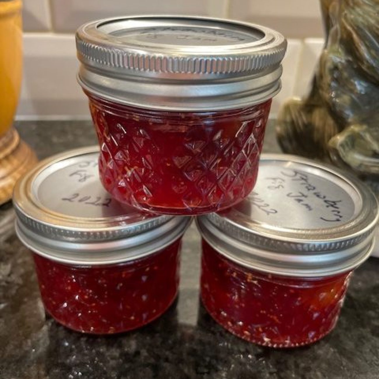 Homemade Strawberry and Fig Jam Delight