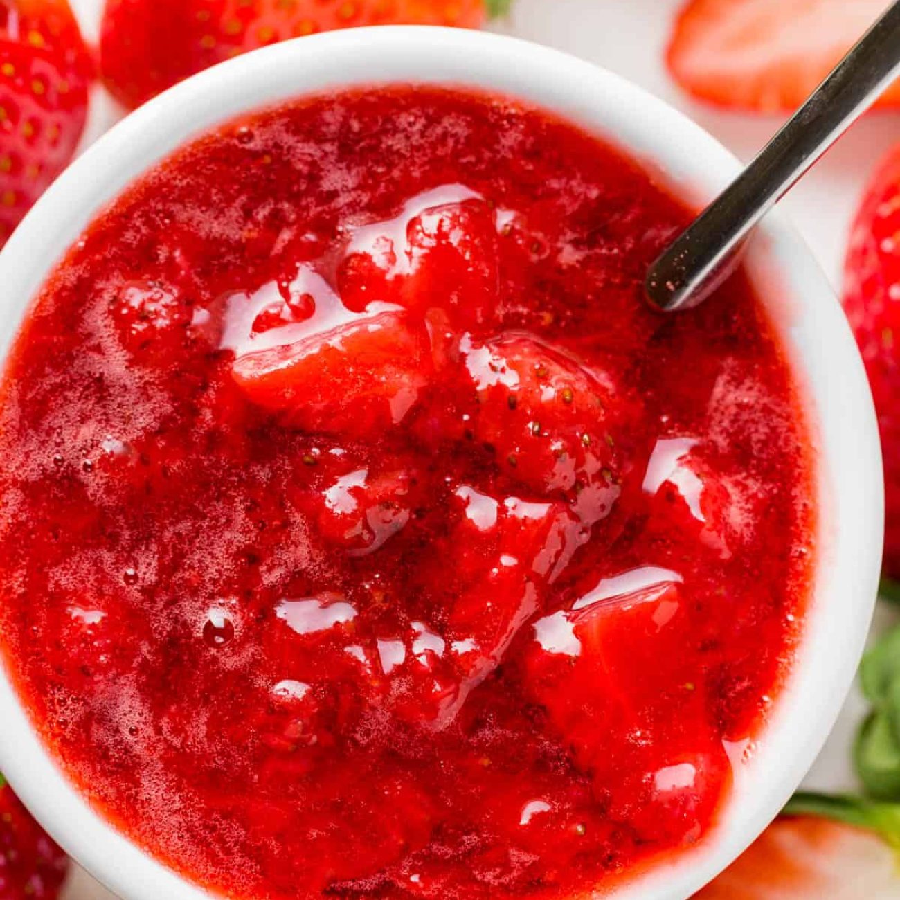 Homemade Strawberry Honey Glaze Perfect for Desserts