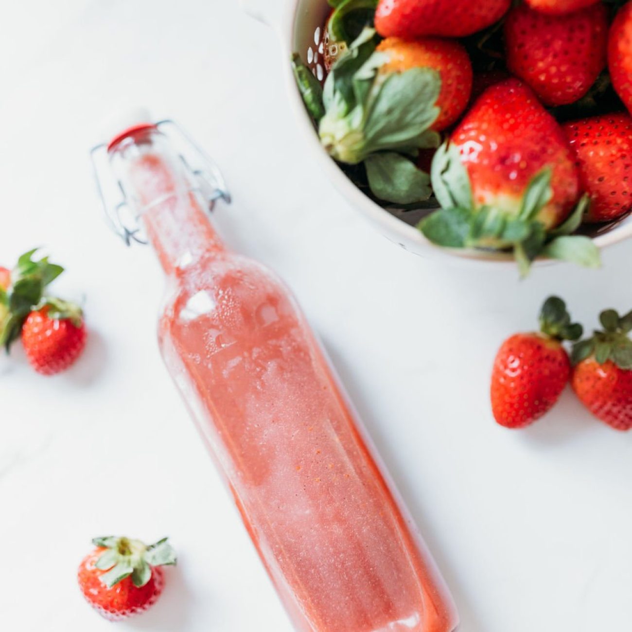 Homemade Strawberry Syrup for Refreshing Drinks