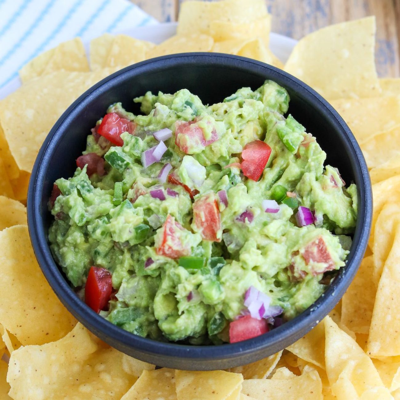 Homemade Texas Chips With Guacamole