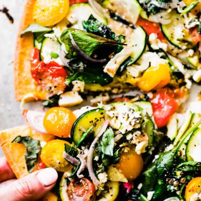 Homemade Veggie Bread- Slice Pizzas