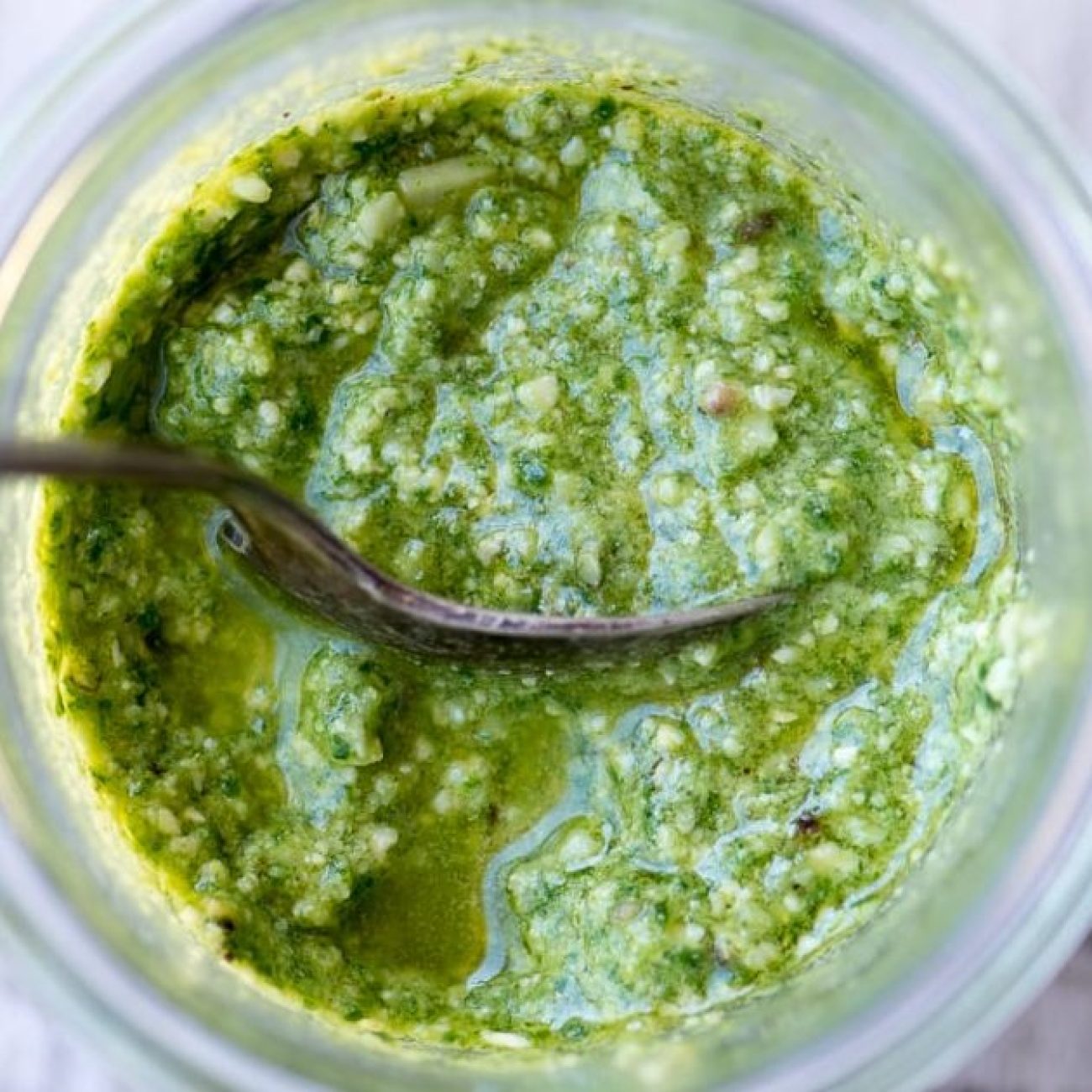 Homemade Vibrant Zesty Pesto Sauce