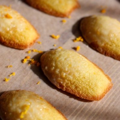 Honey And Orange Madeleines